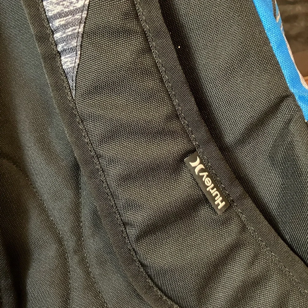 Hurley blue and black backpack